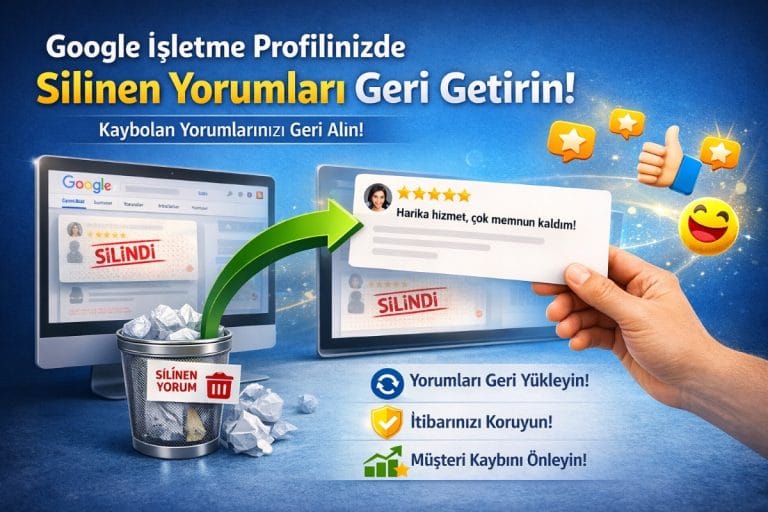 Google Haritalar’da silinen yorumları inceliyor, görünmeme sebeplerini tespit ediyor ve işletmeniz için çözüm odaklı destek sağlıyoruz.