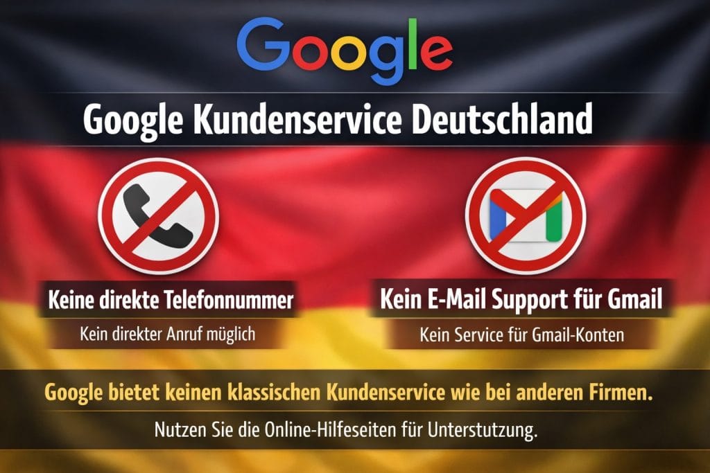 Google Kundenservice Deutschland