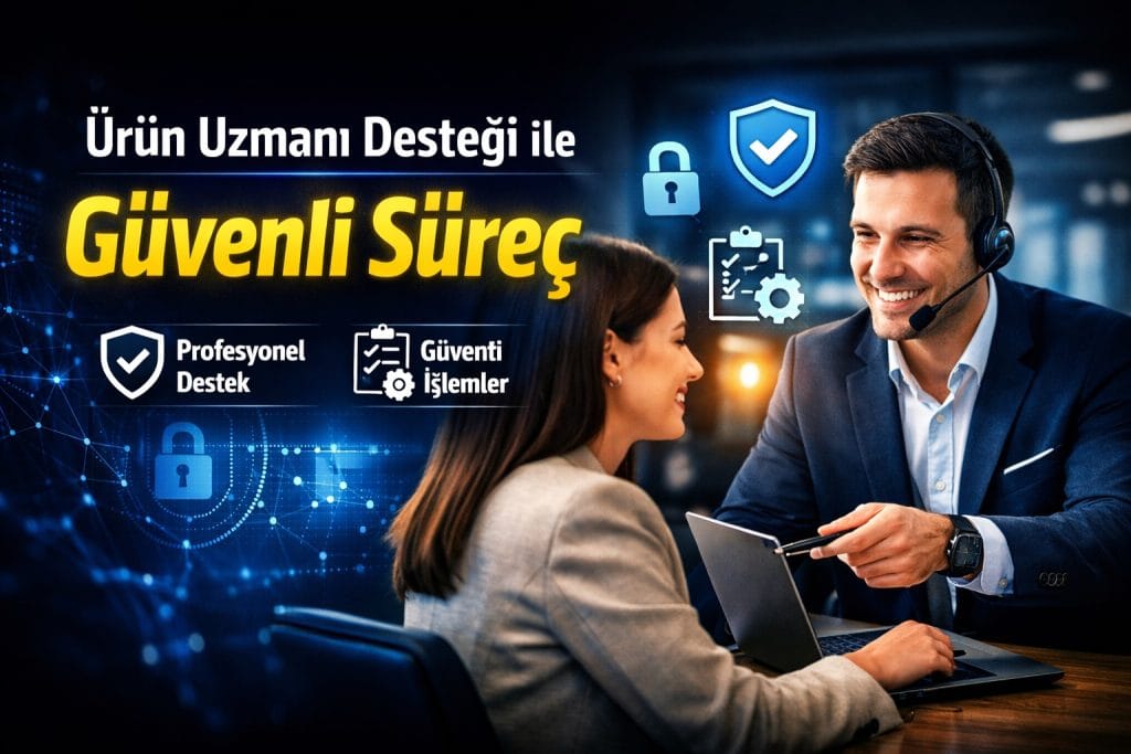 Ürün Uzmanı Desteği ile Güvenli Süreç – “Her adımda doğru yönlendirme, sorunsuz sonuç.